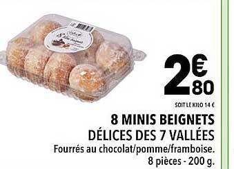 8 minis beignets délices des 7 vallées