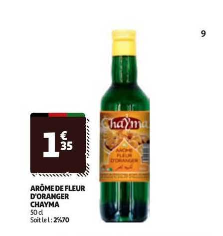 arôme de fleur d'oranger chayma