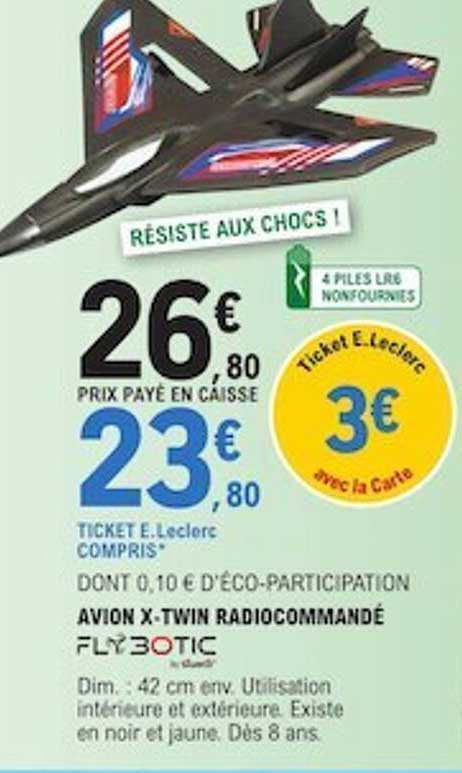 Avion X-twin Radiocommandé Flybotic