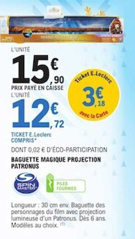 Baguette Magique Projection Patronus Spin Master