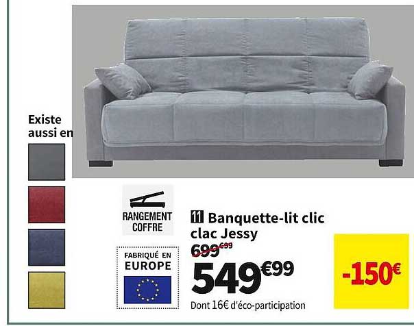 Banquette-lit Clic Clac Jessy