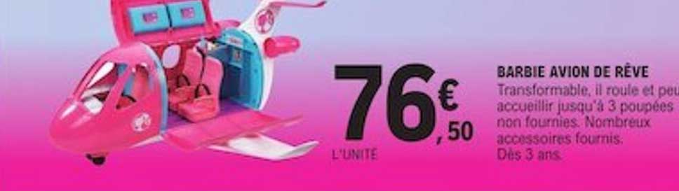 Barbie Avion De Rêve