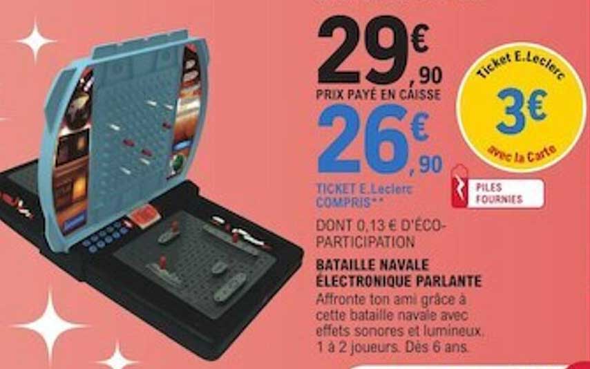 bataille navale électronique parlante