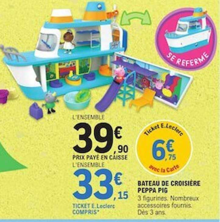 bateau de croisière peppa pig