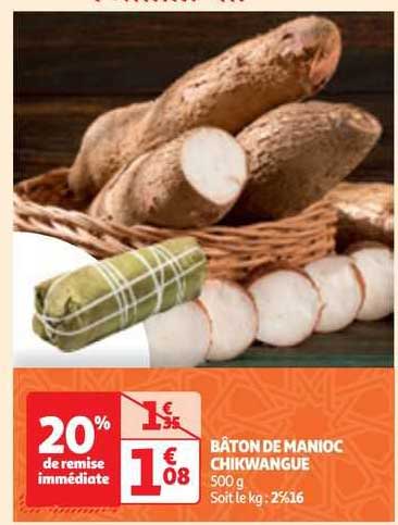 Bâton De Manioc Chikwangue