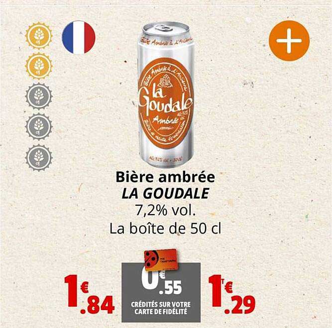Bière Ambrée La Goudale