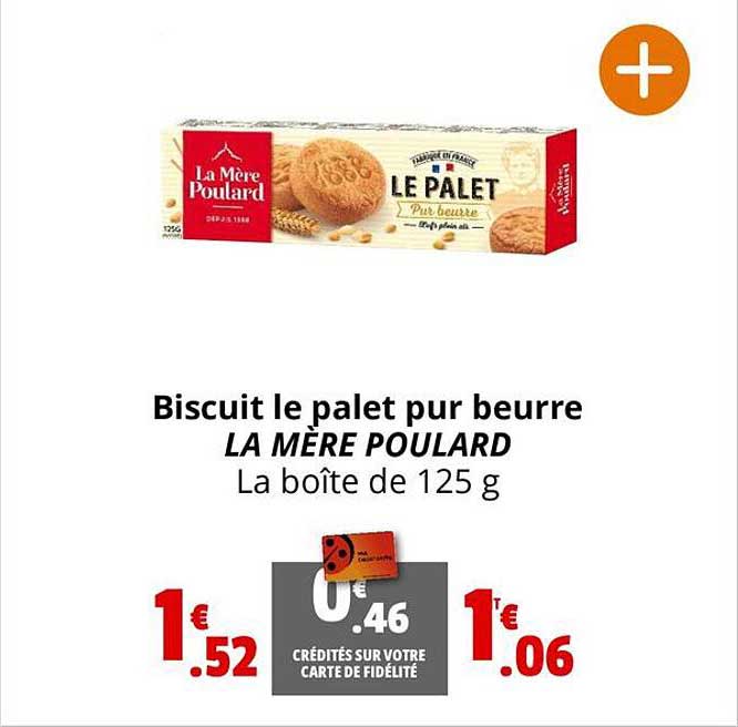 biscuit le palet pur beurre la mère poulard