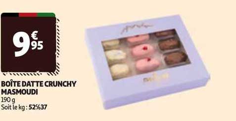 Boîte Datte Crunchy Masmoudi