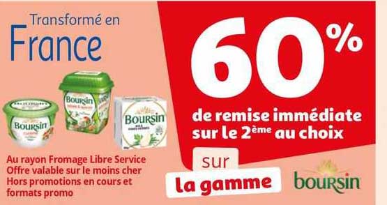 Boursin 60% De Remise Immédiate