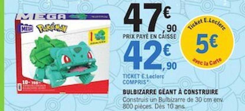 bulbizarre géant à construire