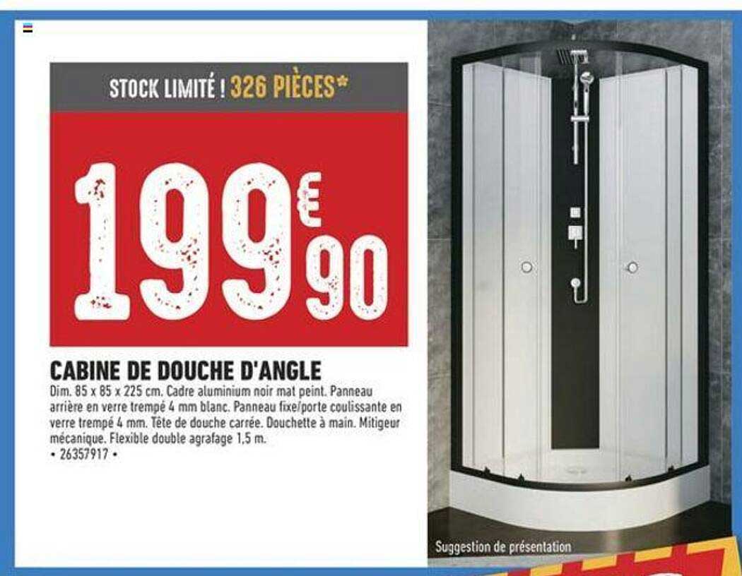 Cabine De Douche D'angle