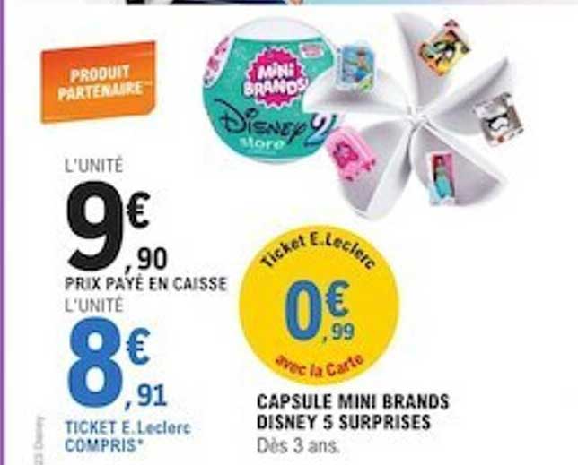 capsule mini brands disney 5 suprises