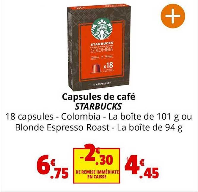 Capsules De Café Starbucks