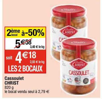 Cassoulet Christ