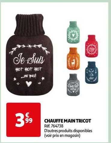 chauffe main tricot