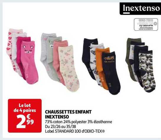 Chaussettes Enfant Inextenso