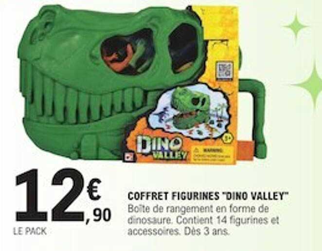 coffret figurines "dino valley"
