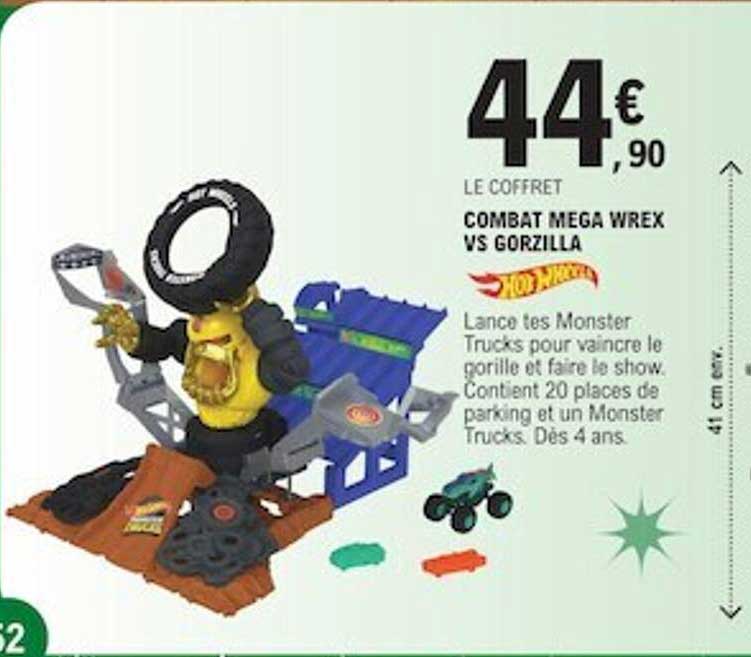 combat mega wrex vs gorzilla hot wheels