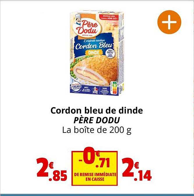 cordon bleu de dinde père dodu