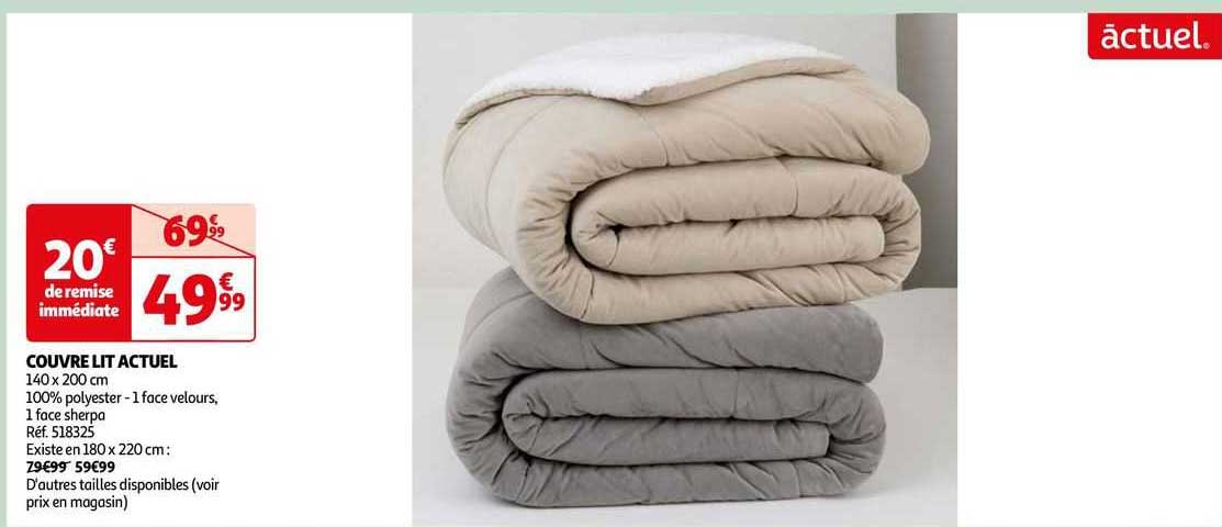 couvre lit actuel