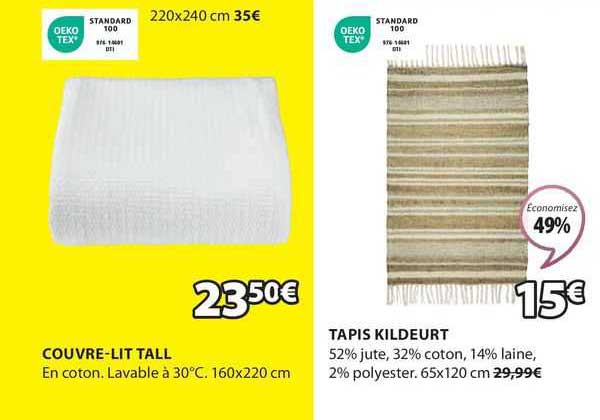 couvre-lit tall, tapis kildeurt