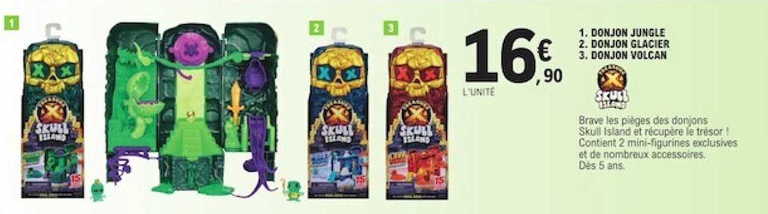 donjon jungle, donjon glacier, donjon volcan