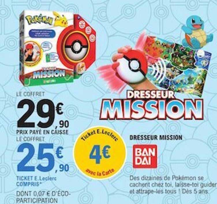 dresseur mission bandai
