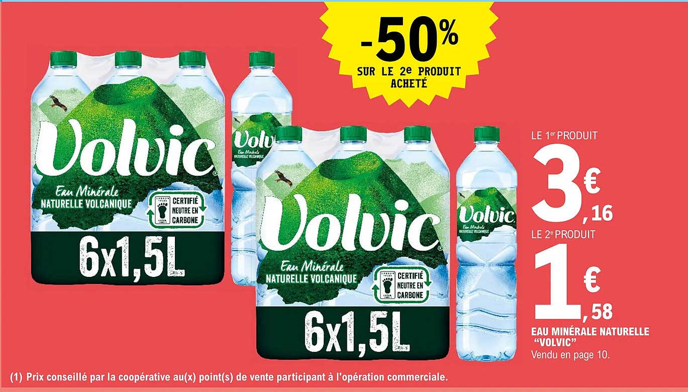 Eau Minérale Naturelle "volvic"