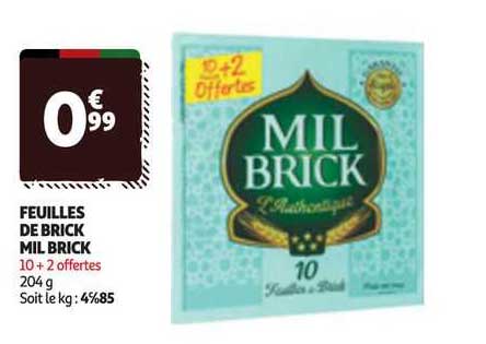feuilles de brick mil brick