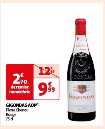 gigondas aop pierre chanau rouge