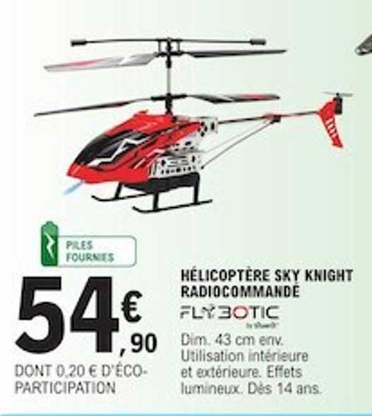 hélicoptère sky knight radiocommandé flybotic