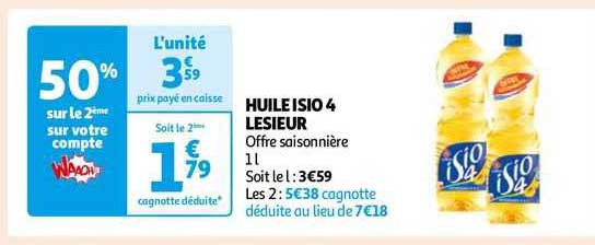 huile isio 4 lesieur