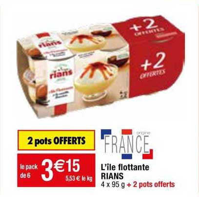 l'île flottante rians