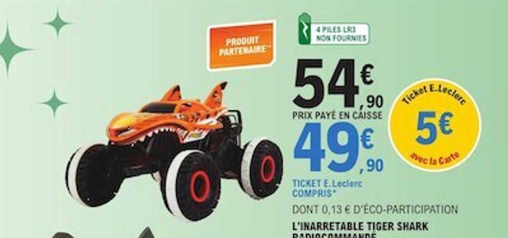 l'inarrêtable tiger shark radiocommandé