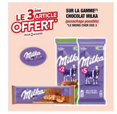 La Gamme Chocolat Milka