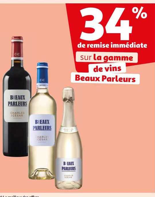 la gamme de vins beaux parleurs