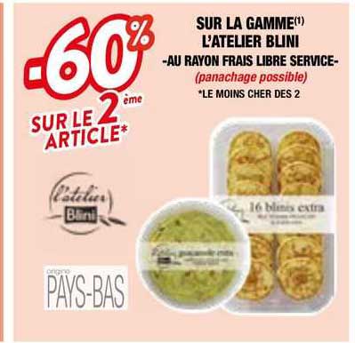 la gamme l'atelier blini