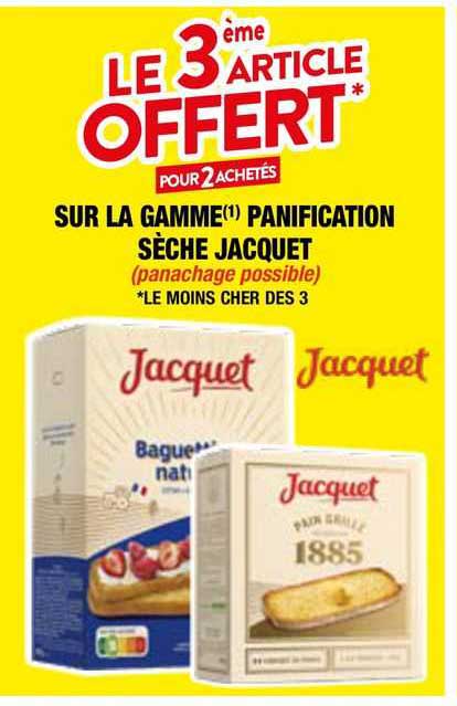 la gamme panification sèche jacquet