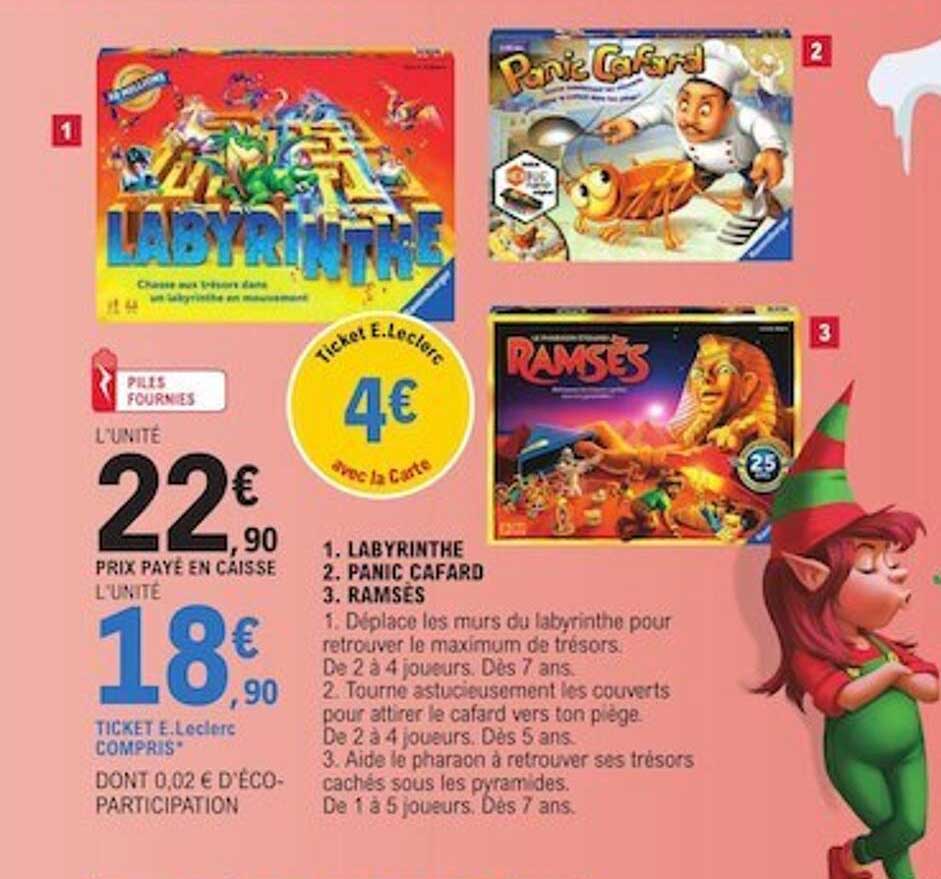 labyrinthe, panic cafard, ramsès