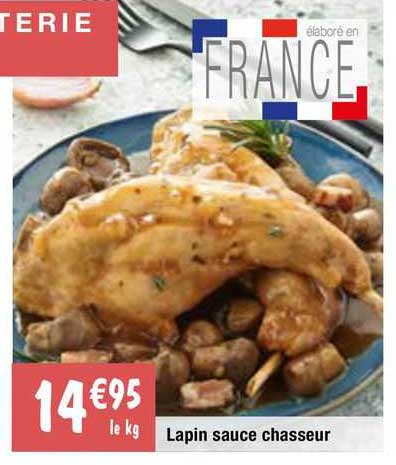 lapin sauce chasseur