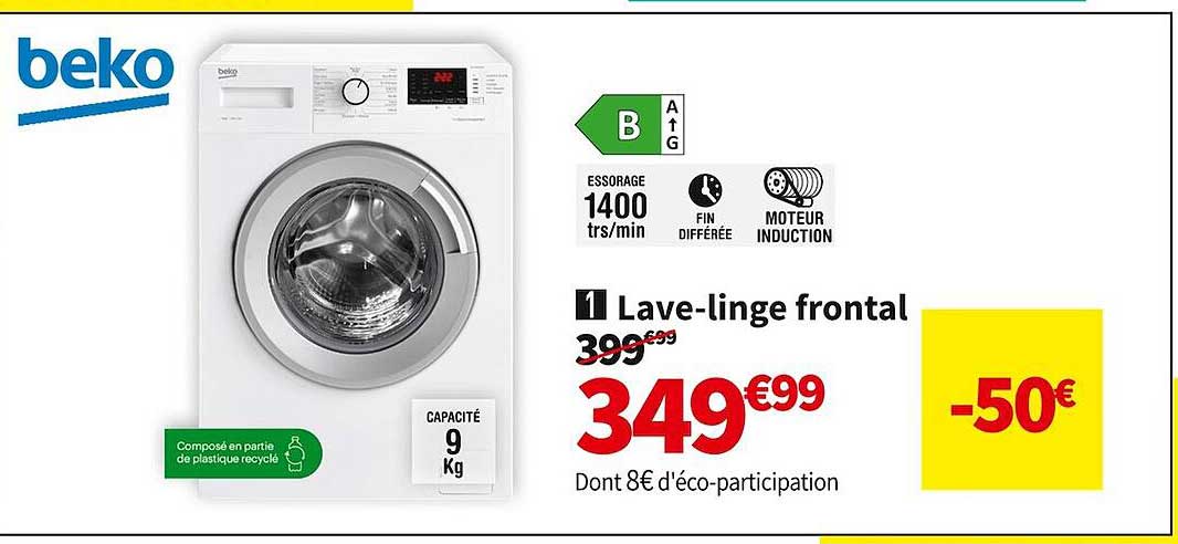 lave-linge frontal beko