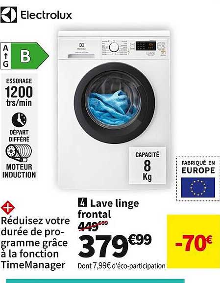 Lave Linge Frontal Electrolux