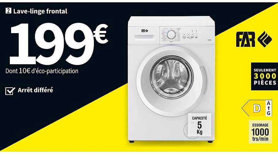 lave-linge frontal far