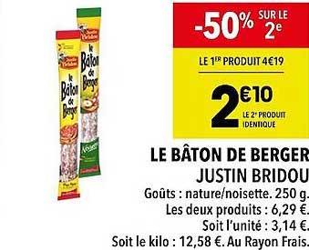 le bâton de berger justin bridou