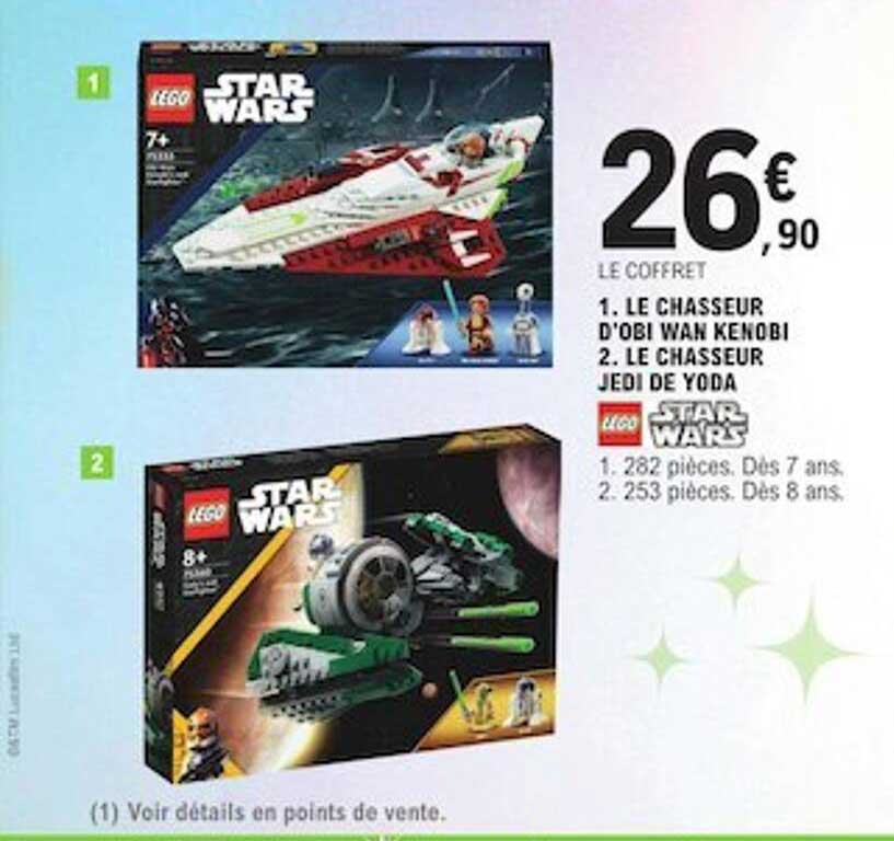 le chasseur d'obi wan kenobi, le chasseur jedi de yoda