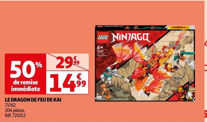 Le Dragon De Feu De Kai Lego Ninjago
