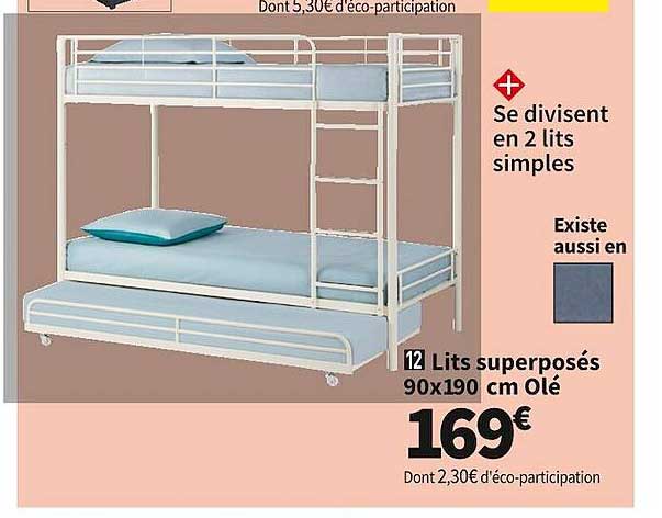 lits superposés olé