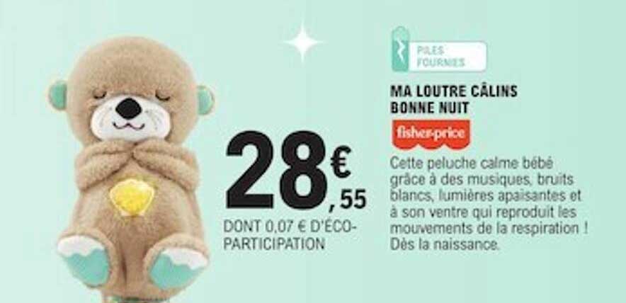 ma loutre câlins bonne nuit fisher-price