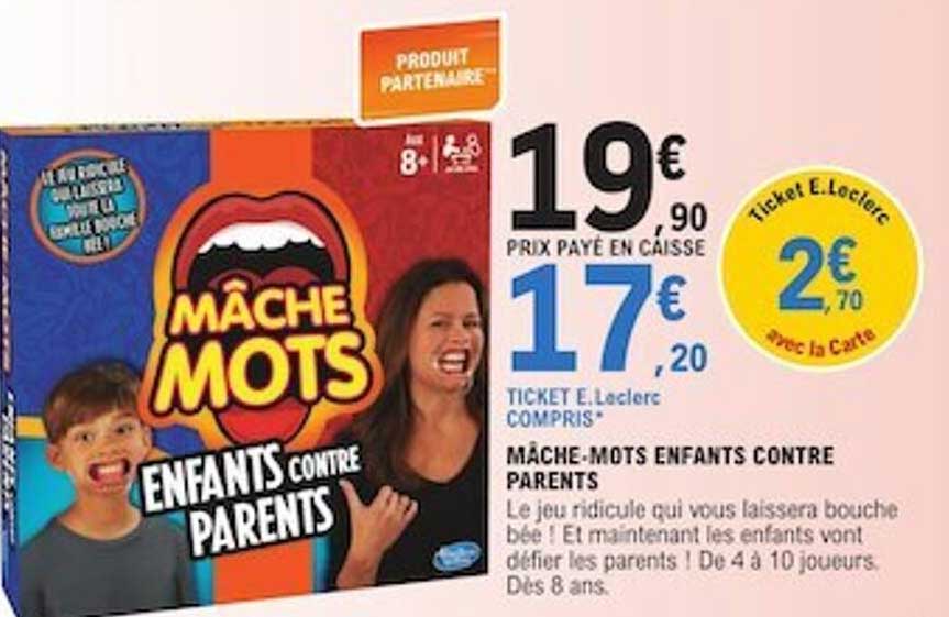 mâche-mots enfants contre parents