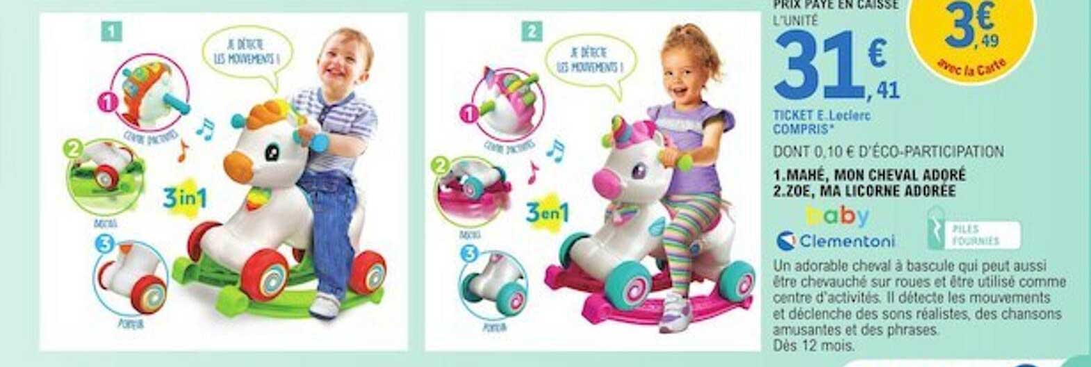 mahé, mon cheval adoré ou zoe, ma licorne adorée